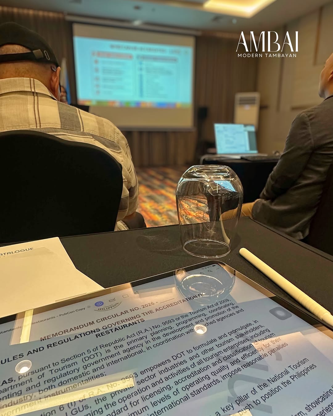 AMBAI team at DOT accreditation seminar